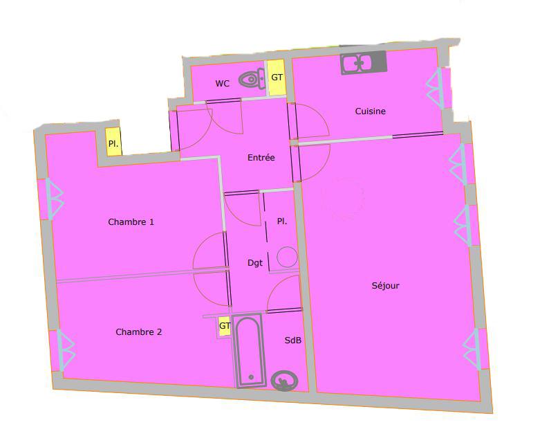 Appartement T3 71m² Le Bourget (93350) Havitat.fr Action Logement