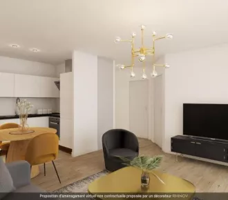 Appartement - T2 - 43m² - Bavilliers (90800)