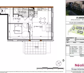 Appartement - T2 - 50m² - Pfastatt (68120)