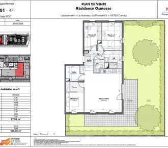Appartement - T4 - 88m² - Cernay (68700)