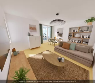 2 pièces, 56m²