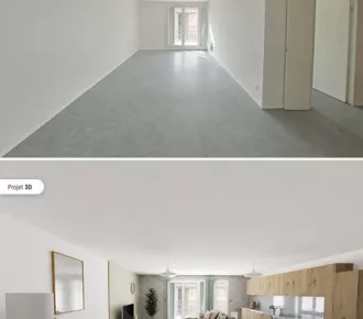 3 pièces, 67m²