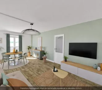 4 pièces, 82m²