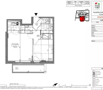 1 pièce, 45m²