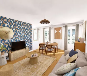 2 pièces, 49m²
