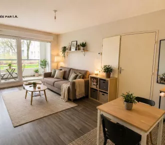 2 pièces, 58m²