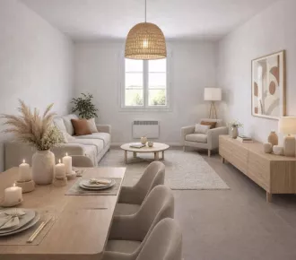 3 pièces, 59m²
