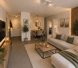 3 pièces, 64m²