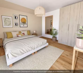 3 pièces, 58m²