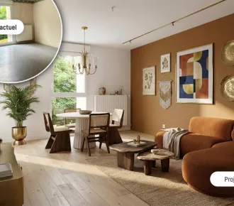 1 pièce, 77m²