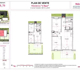 3 pièces, 59m²