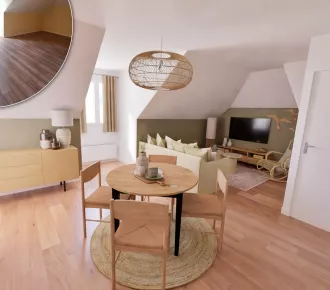 2 pièces, 52m²