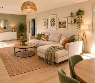 3 pièces, 77m²