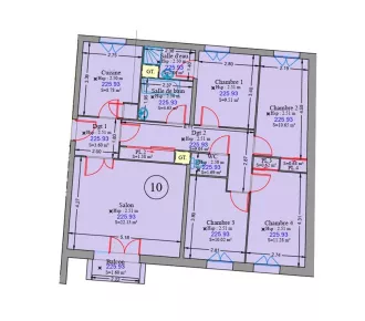 5 pièces, 98m²